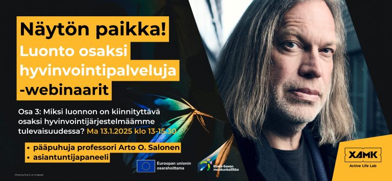 Arto O. Salonen Näytön paikka! -webinaarin pääpuhujana