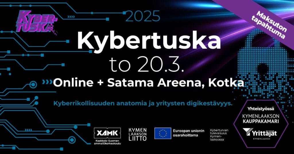 Tämän kuvan alt-attribuutti on tyhjä; Tiedoston nimi on Muokattava-pohja-Kybertuska-2025-SOME-postauspohja-1200-x-630-1024x538.jpg